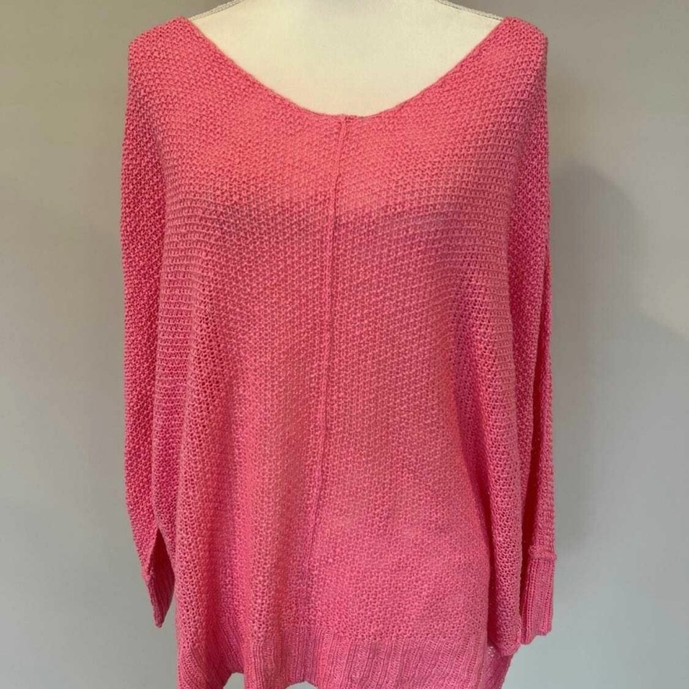 La Miel Hot Pink Sweater Medium Large